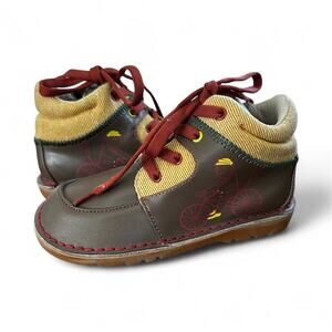 LIVIE & LUCA Shoes Boots Kip Monkey Taupe Brown Size 12 - Used